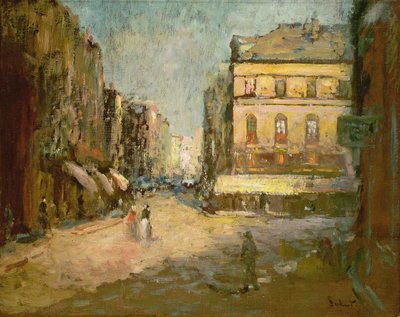 Cafe des Tribunaux, Dieppe von Walter Richard Sickert